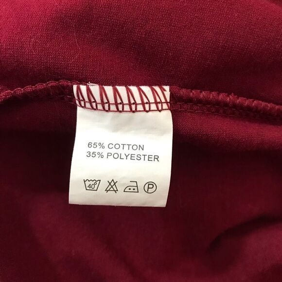 For G and PL wine short sleeve T-shirt Size L - Picture 4 of 7